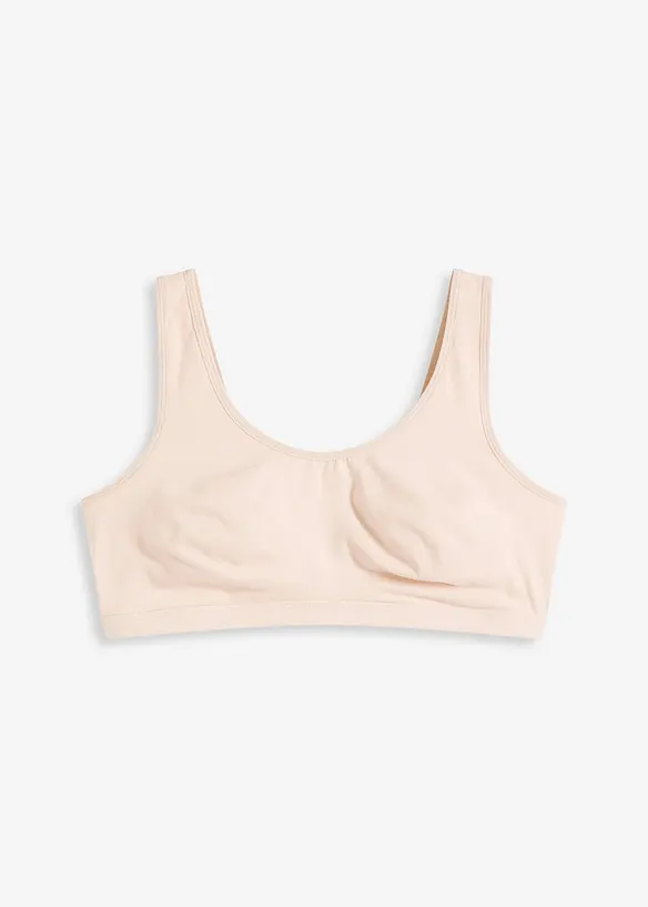 Podprsenkový top s bavlnou, bonprix