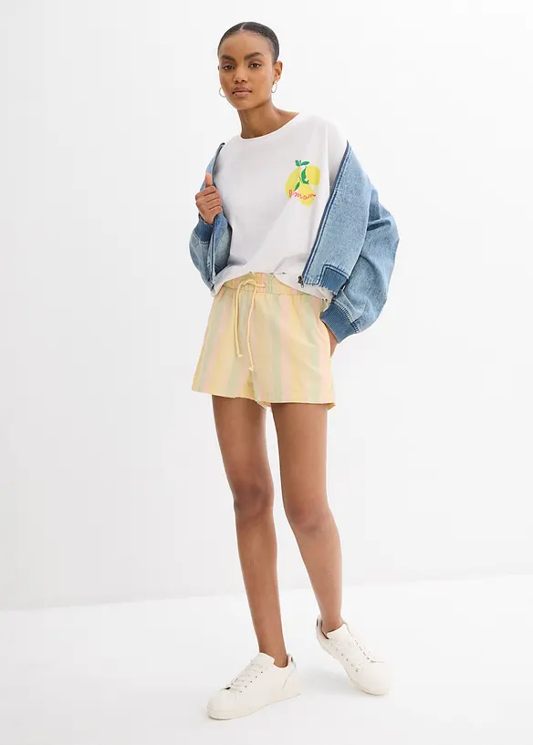 Oversize tričko z čisté organické bavlny, bonprix