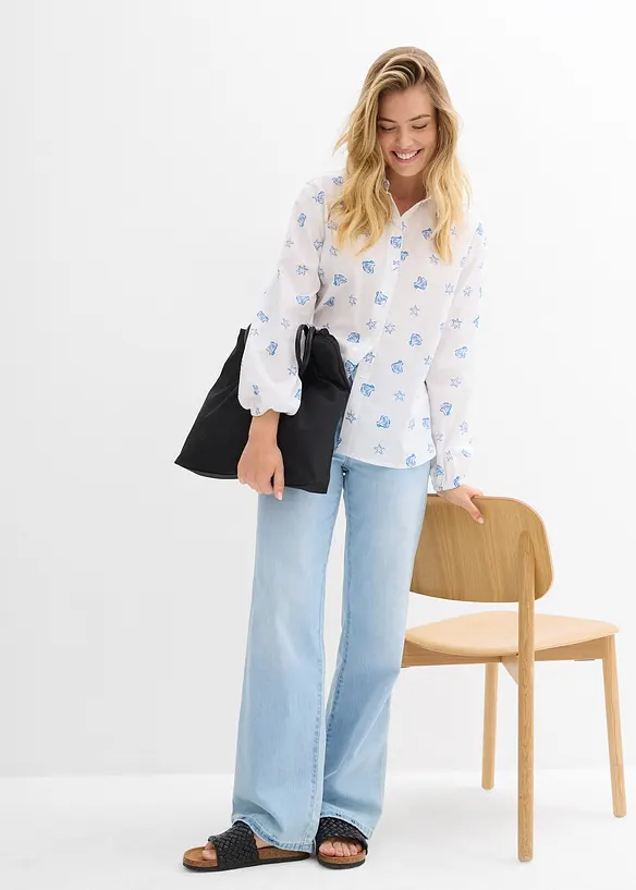 Oversize halenka z čisté bavlny, bonprix