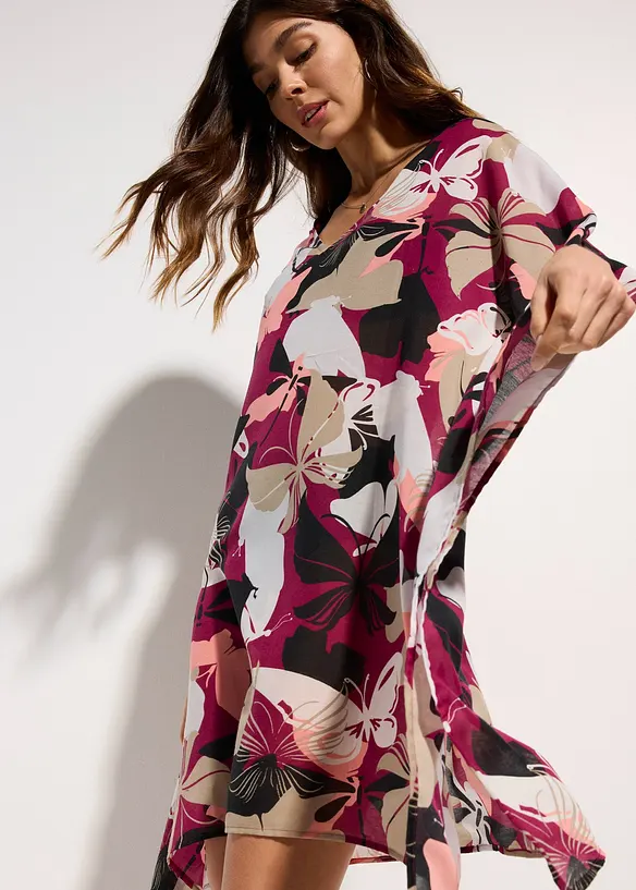 Oversize plážová tunika, bonprix