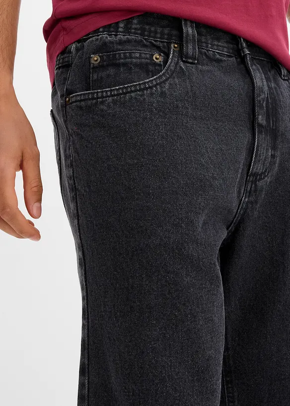 Džínové bermudy s pohodlným pasem, Classic Fit, bonprix