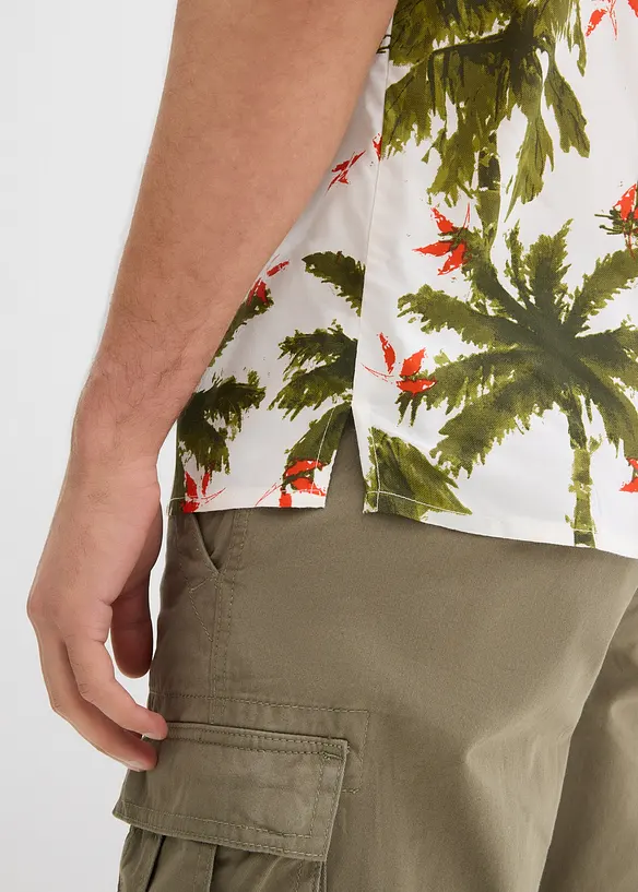 Košile s krátkým rukávem, z viskózy, Loose Fit, bonprix