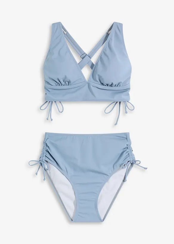 Bikiny s podprsenkovým topem s překříženými ramínky (2dílná souprava), bonprix