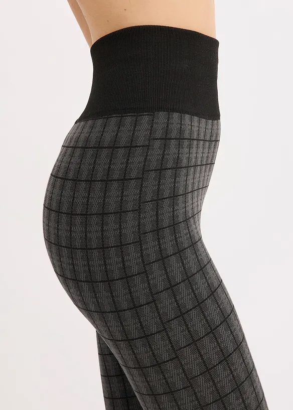 Termo seamless legíny s měkkým rubem, bonprix