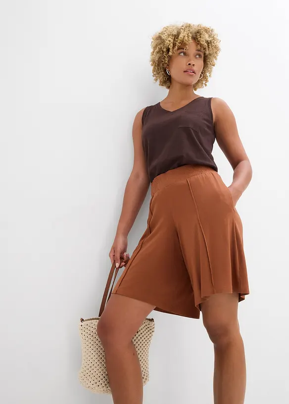 Žerzejové bermudy s pohodlnou pasovkou, bonprix