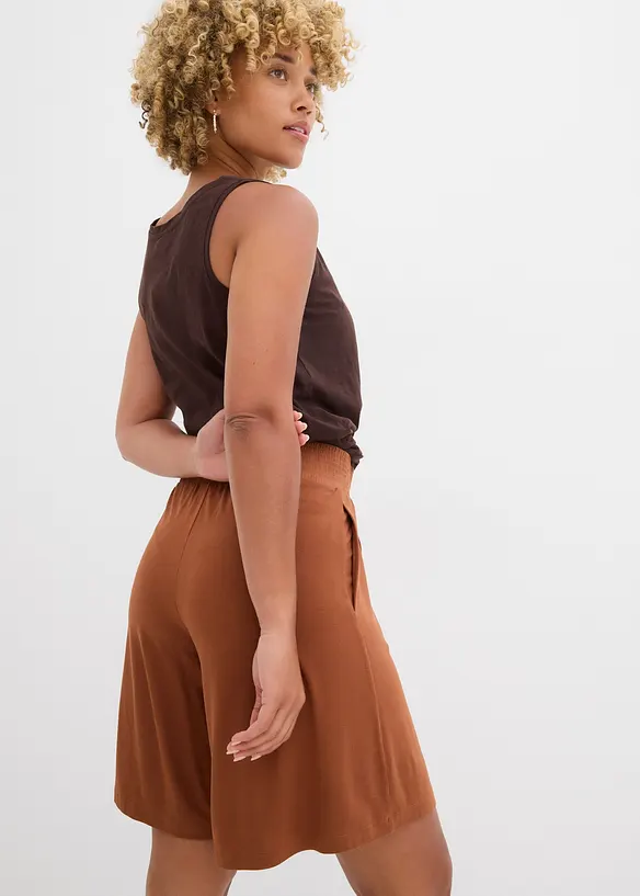 Žerzejové bermudy s pohodlnou pasovkou, bonprix