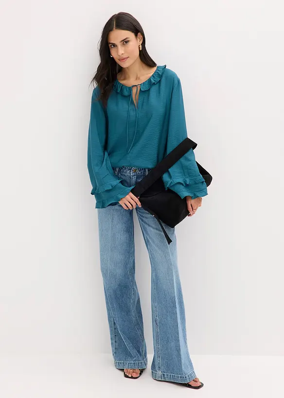 Halenka v boho stylu, z jemné viskózové směsi, bonprix