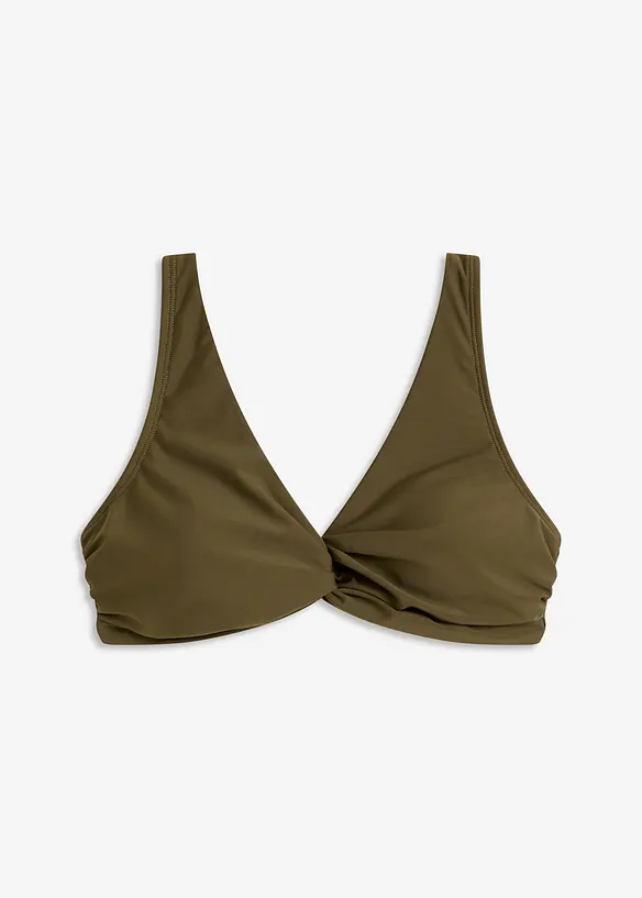 Bikinový podprsenkový top s ozdobným přetočením, bonprix