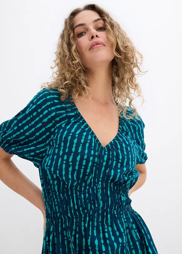 Midi šaty z měkké viskózy, bonprix