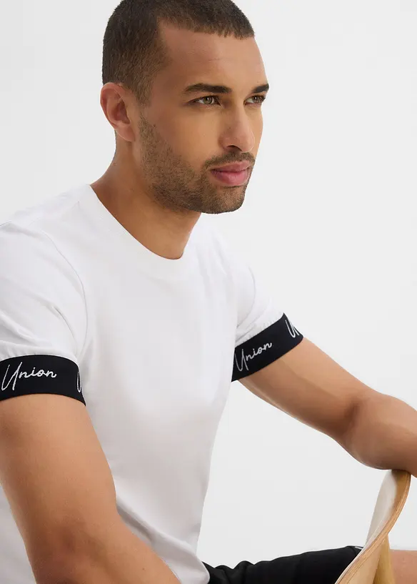 Tričko z čisté organické bavlny, Slim Fit, bonprix