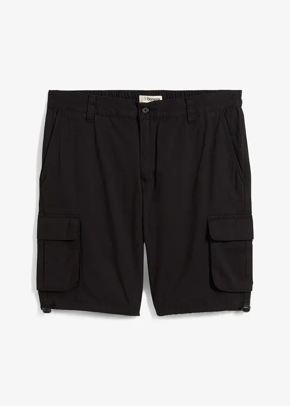 Cargo bermudy s pohodlným pasem, Regular Fit, bonprix