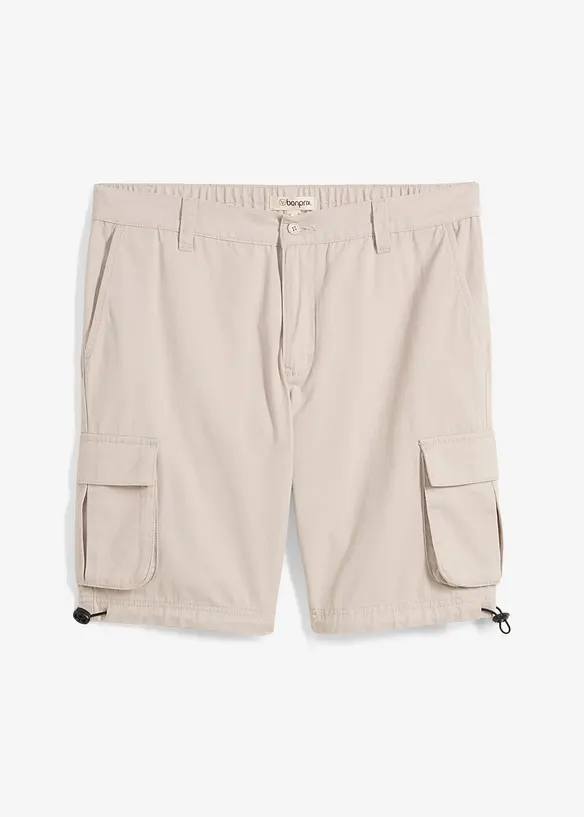 Cargo bermudy s pohodlným pasem, Regular Fit, bonprix