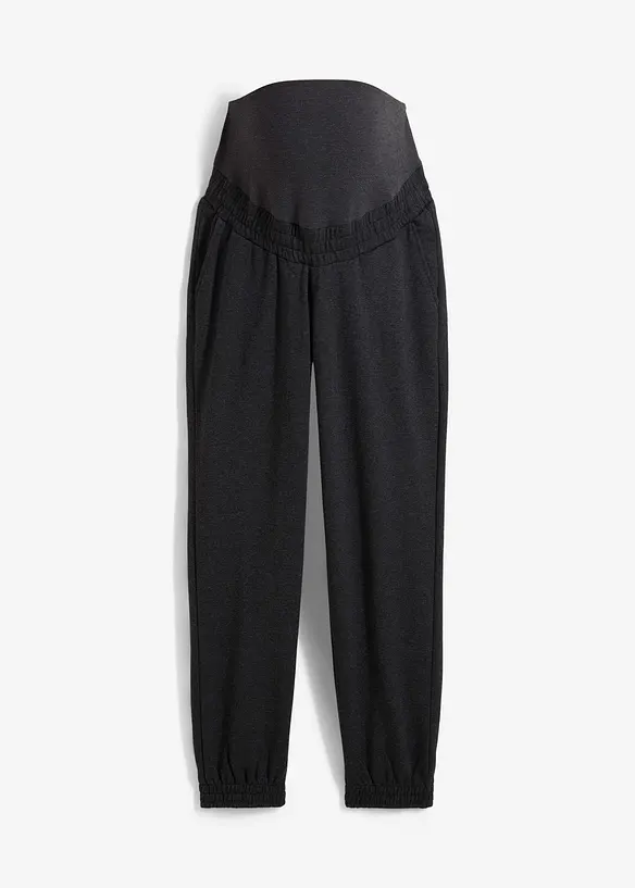 Těhotenské joggingové kalhoty s pohodlným pasem, bonprix
