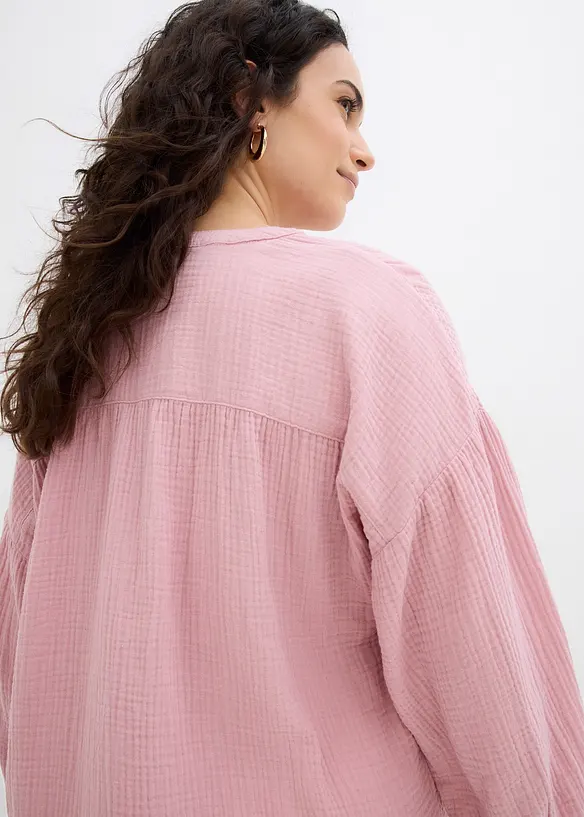 Oversize halenka z mušelínu, bonprix