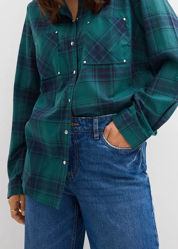 Volné džíny Straight, Mid Waist, bonprix