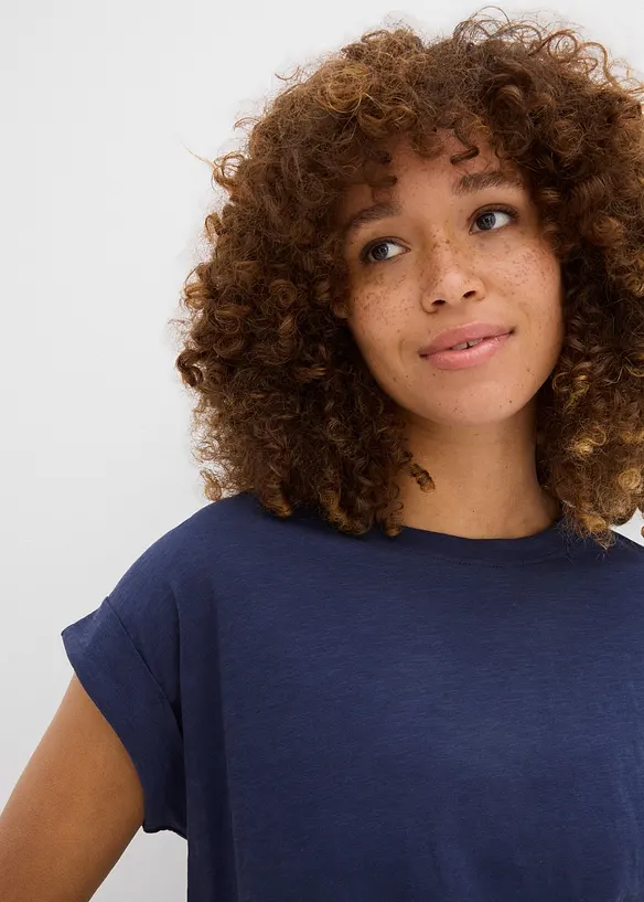 Dlouhé tričko z čisté organické bavlny (2 ks v balení), bonprix