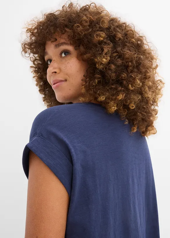 Dlouhé tričko z čisté organické bavlny (2 ks v balení), bonprix