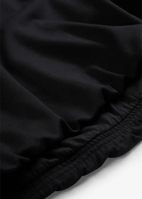 Mikina s kapucí, z mírně lesklé viskózové směsi, bonprix