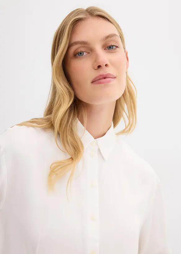 Košilová halenka z měkké viskózy, bonprix