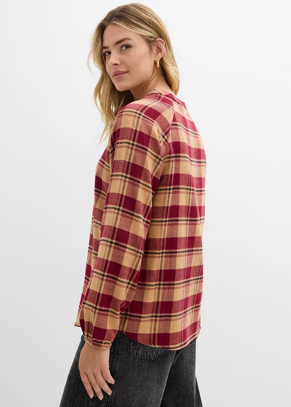 Tuniková halenka z flanelu, bonprix
