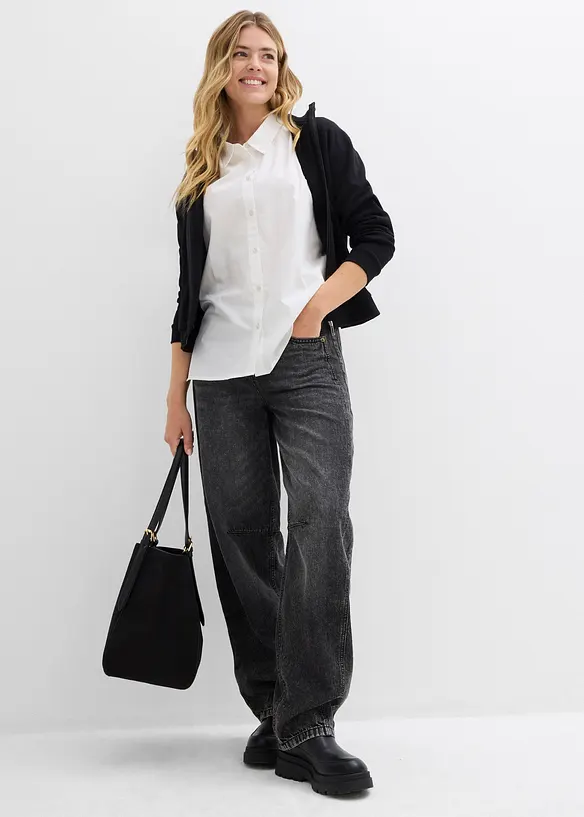 Oversize halenka z čisté bavlny, bonprix