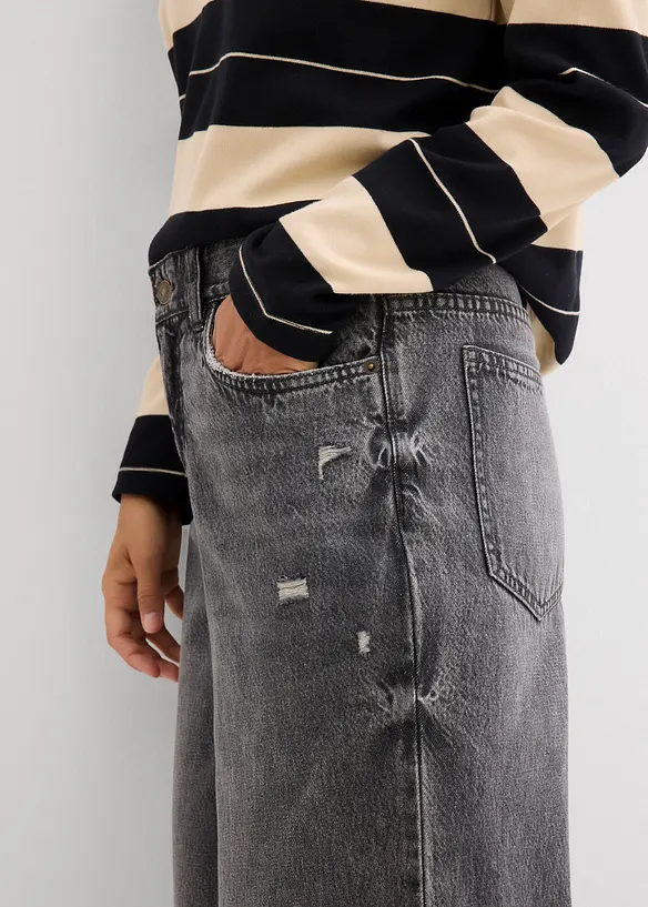 Džíny Baggy, Mid Waist, bonprix