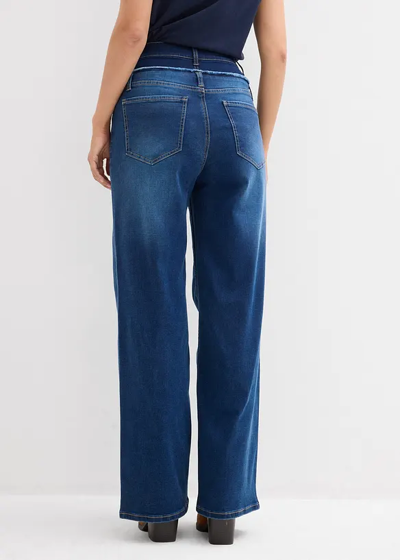 Džíny Straight, High Waist, bonprix
