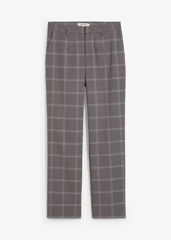 Kostkované chino kalhoty, bonprix