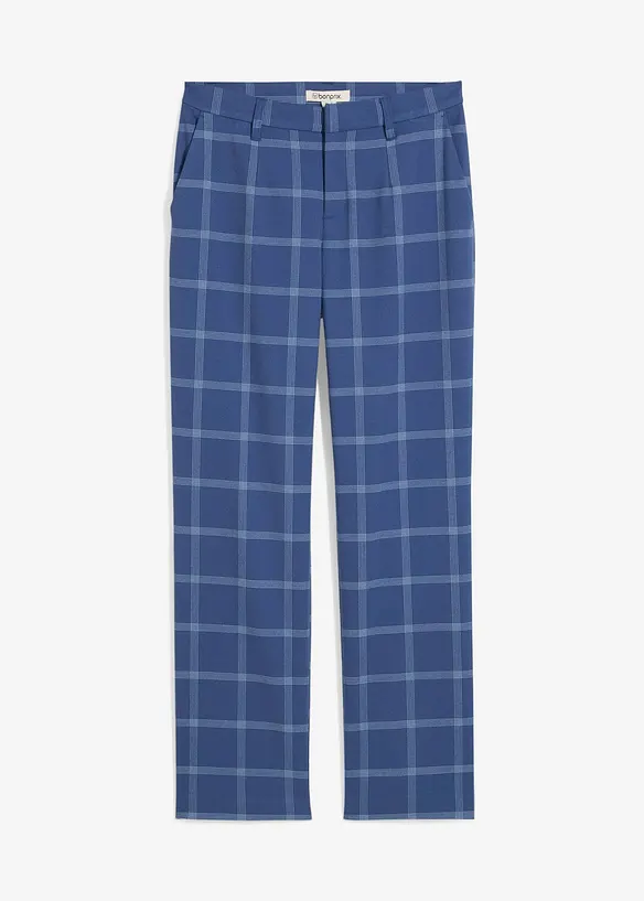Kostkované chino kalhoty, bonprix