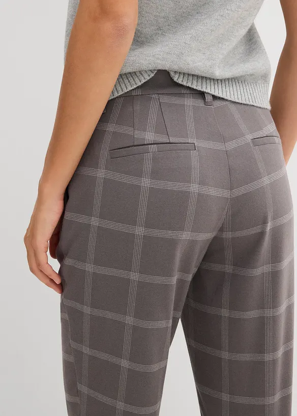 Kostkované chino kalhoty, bonprix