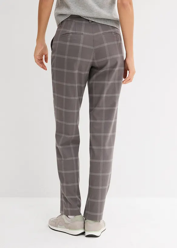 Kostkované chino kalhoty, bonprix