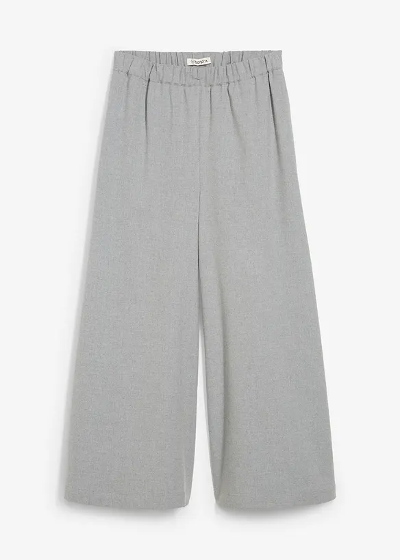Culotte kalhoty s vlněným vzhledem, bonprix