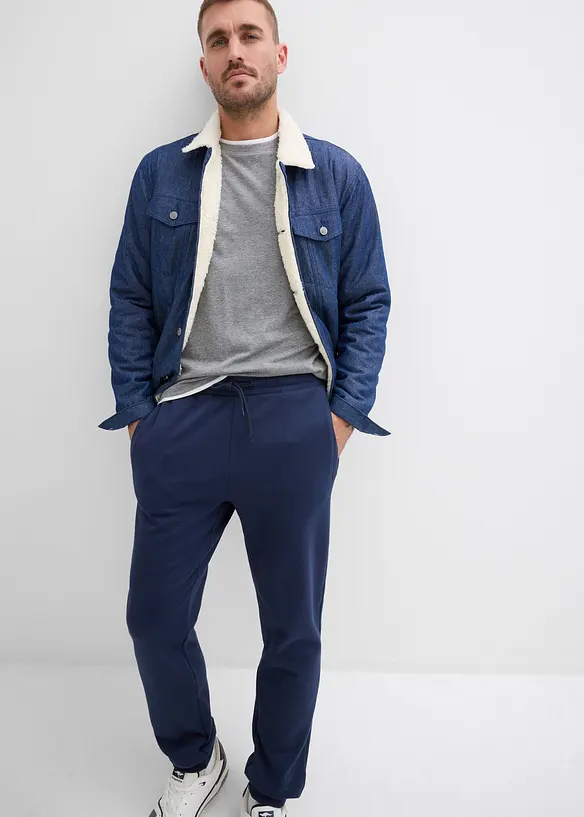 Joggingové kalhoty z čisté organické bavlny, Regular Fit, bonprix
