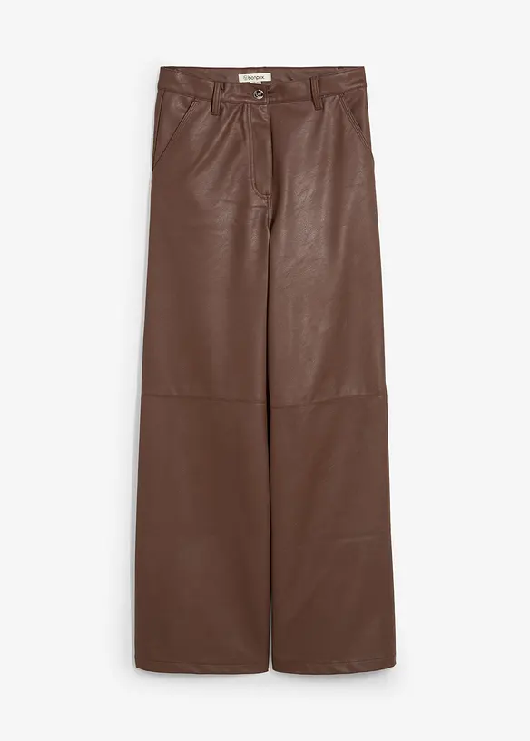 Kalhoty z umělé kůže, bonprix