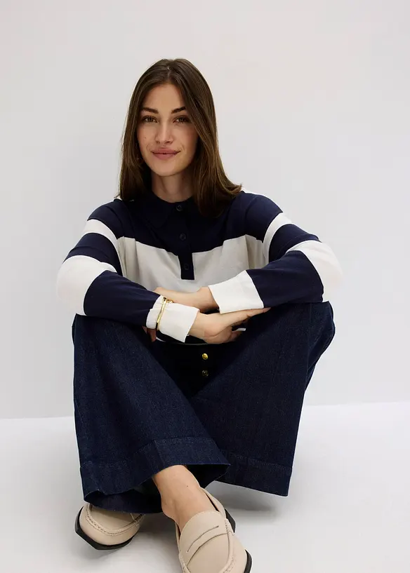 Džíny Flared, High Waist, bonprix