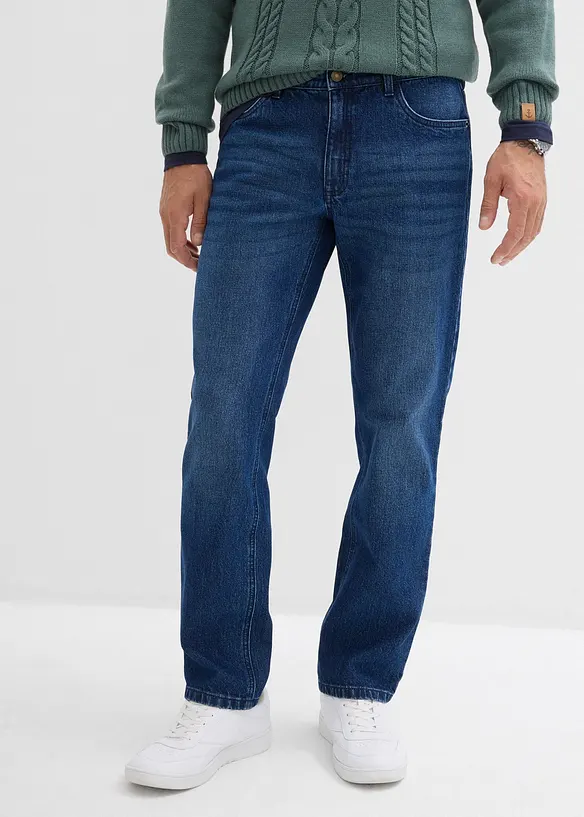 Strečové džíny Relaxed Fit, Straight, bonprix