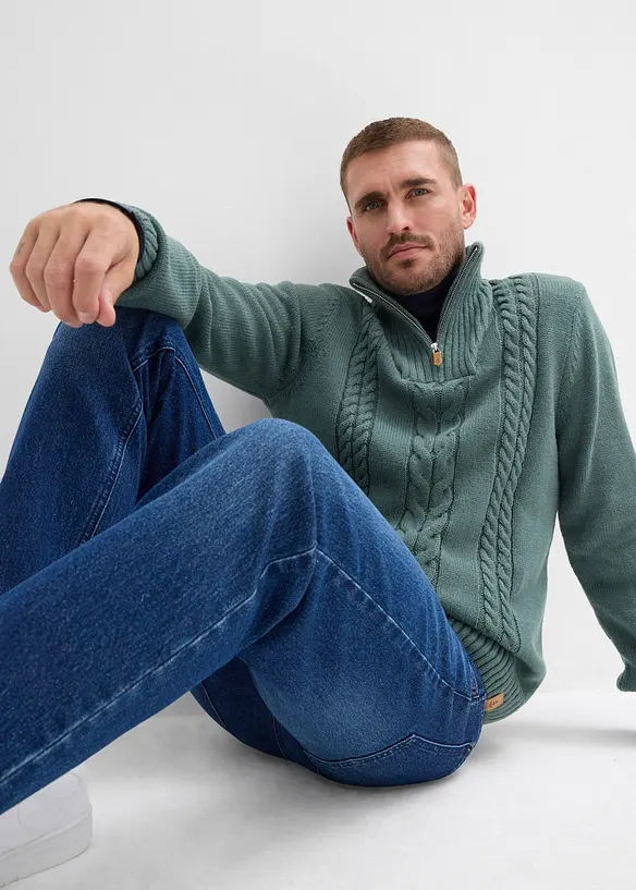 Strečové džíny Relaxed Fit, Straight, bonprix