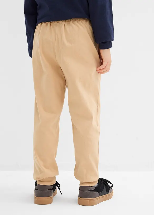 Joggingové kalhoty z čisté organické bavlny (2 ks v balení), bonprix