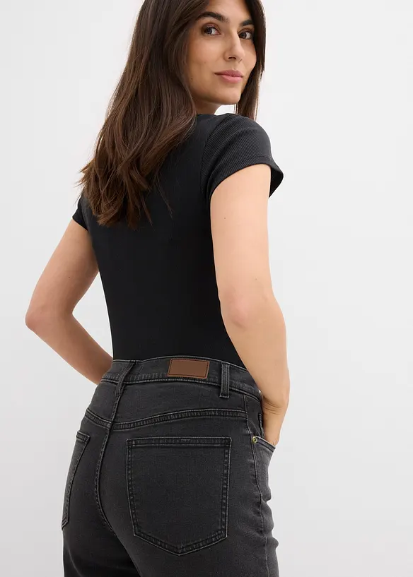 Džíny Slim Fit, High Waist, bonprix