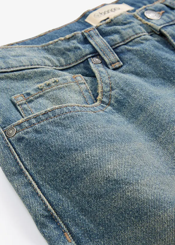 Džíny Wide Leg, High Waist, bonprix