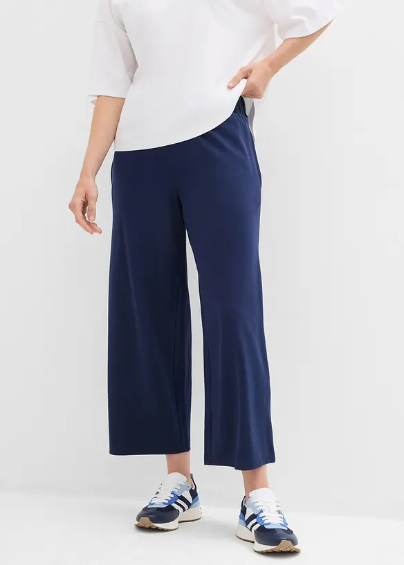 Kalhoty Culotte z čisté organické bavlny, bonprix