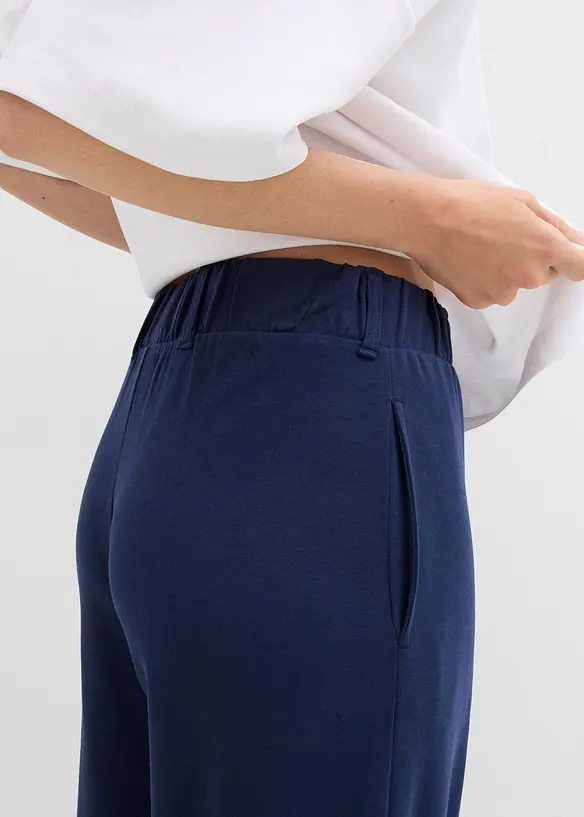 Kalhoty Culotte z čisté organické bavlny, bonprix