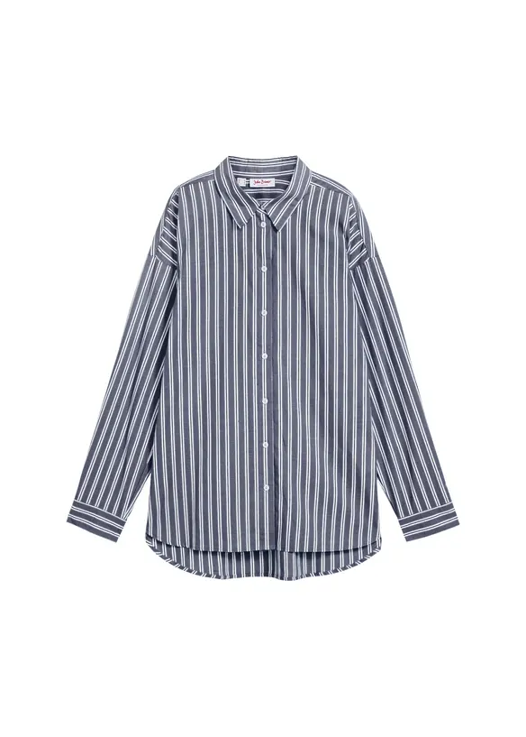 Košilová halenka, oversize, bonprix