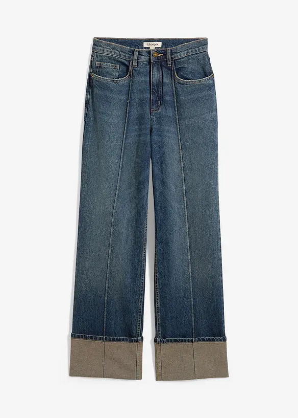 Džíny Straight, High Waist, bonprix