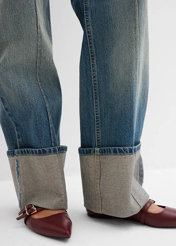 Džíny Straight, High Waist, bonprix