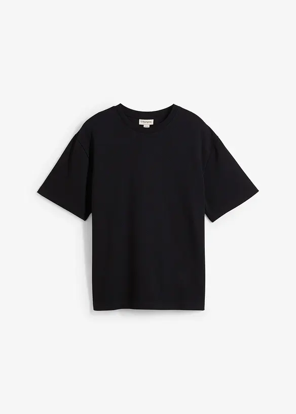 Tričko z těžkého strukturovaného žerzeje, Loose Fit, bonprix