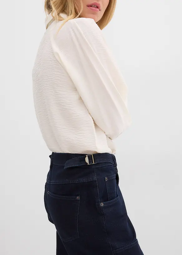 Džíny Wide Leg, Mid Waist, bonprix