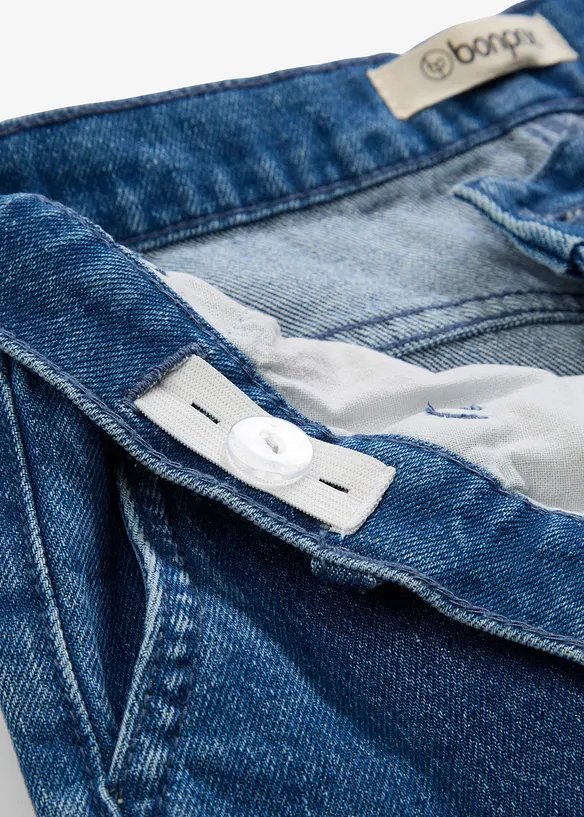 Cargo džíny Loose Fit, s nastavitelným pasem, Straight, bonprix
