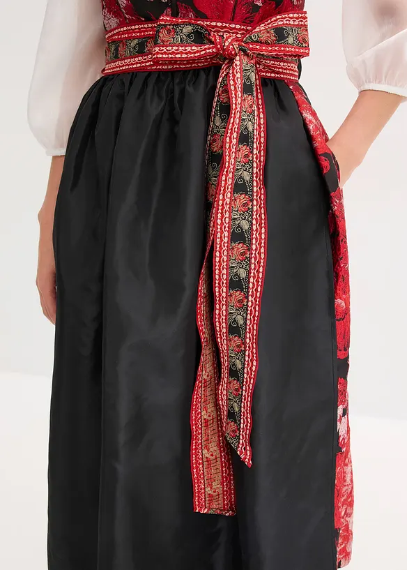 Kroj Dirndl s vyšívanou zástěrou (2dílná souprava), bonprix