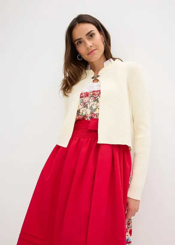 Kroj ve stylu dirndl s vyšívanou zástěrou (2dílná souprava), bonprix